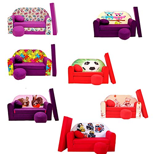 millybo Kindersofa Couch Kindercouch Spielsofa 3in1 Kinder Sofa
