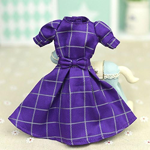 Beautiful Fashion Clothes Dress for Doll, Princess Doll Wedding Gown Lace Floral Dress, Dresses for Barbie/Doll Long Dress, Stillshine BU-05 (red 3)