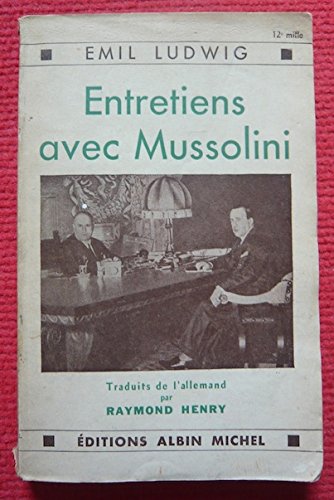 Download Entretiens avec Mussolini