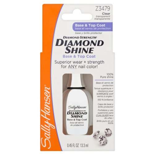 Sally Hansen Diamond Strength Shine Base and Top Coat, 13.3 ml