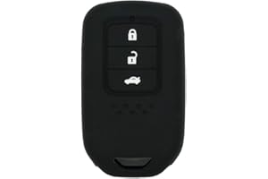 BROVACS Silikonowa osłona osłona etui skóra kurtka pasuje do HONDA 3 przyciski inteligentny pilot kluczy Fob CV4209 czarny