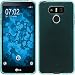 Produktbild PhoneNatic Case für LG Q6 Hülle Silikon türkis transparent + 2 Schutzfolien