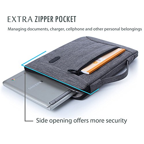 ProCase 12 – 12.9 Zoll Laptop Sleeve Case Cover Tasche für Macbook Surface Pro 4 3, Apple iPad Pro, die meisten 11 „12“ Laptop Ultrabook Notebook MacBook Chromebook -Grau - 2