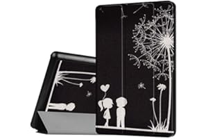 LOBWERK Schutzhülle für Amazon Fire HD8 (2016/2017/2018) 8.0 Zoll Smart Slim Case Book Cover Stand Flip HD 8 NEU