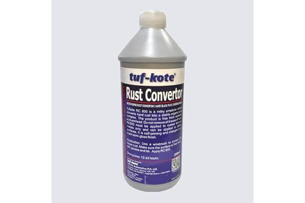 tuf-kote 800 Rust Converter & Primer Water Based Converts Rust to Protective Black Coating Anti Corrosion Treatment for Metal Surfaces 250 ml