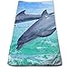Produktbild OQUYCZ Common Bottlenose Dolphin Microfiber Bath Towels for Hotel-Spa-Pool-Gym-Bathroom - Super Soft Absorbent Ringspun Towels