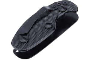 IKAAR Key Holder Key Organiser Compact Key Holder Aluminum Clip Keys Folder Black