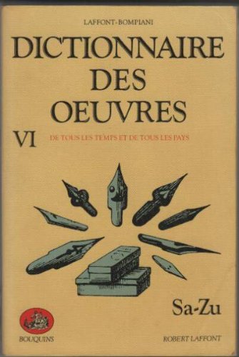 couverture de : Dictionnaire des oeuvres de tous les temps et de tous les...