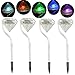 Produktbild GEZICHTA Solar Motion Sensor Lichter, Farbwechsel Edelstahl Diamant LED Solarleuchten Gartenstecker Laternen für Garten Weg Durchgang, Terrasse Rasen-Yard Outdoor Decor