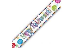 OAKTREE 9ft Banner Happy Retirement