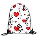 Produktbild gthytjhv Drawstring Backpack Bag Love Penguin Rucksack for Gym Hiking Travel Color 07 Lightweight Unique 16.9x14.2