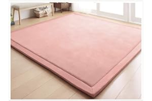 CASTLYE Kinderteppich Korallensamtteppich Teppiche Fürs Kinderzimmer Matten Teppich Anti Rutsch Unterlage Teppich Wohnzimmer, Rosenrot, 200x280cm