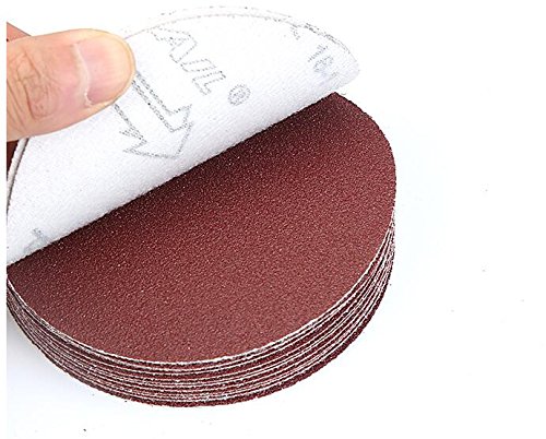 20pcs 3 Zoll 75-80mm runde selbstklebende Sandpapier-Scheiben-Sand-Blätter für Haken- u. Schleifen-schleifendes Scheiben-Korn 60-2000 - 5