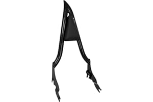 HCmotorku Sissy Bar posteriore per moto Schienale passeggero staccabile con cuscino per Harley Touring Road King Street Glide Electra Glide Road Glide FLHR FLHX FLHT FLTR 2009-2023 Nero 56 cm