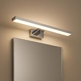Stork 8W 4200K LED Mirror and Picture Sconce 40cm 220V 720 Lumen &ndash; Chrome Body, Natural White Light, Modern Wall Mounted Lighting