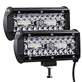 【Leistungsausgabe und Klarheit】- Die arbeitsscheinwerfer led von Kraumi verwenden eine extrem breite 120-Grad-Flutreflektoroptik, um ein gleichmäßiges und gleichmäßig verteiltes Licht über ein horizontales Sichtfeld zu erzeugen. Diese Leuchte eignet sich ideal für die Beleuchtung von unmittelbaren Bereichen als Arbeits- oder Szenenlicht sowie als wirksames Rückfahrlicht für alle Fahrzeugtypen.