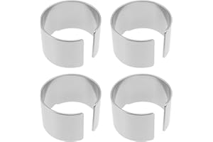 eMagTech 4 Pezzi Di Morsetti Morsetti Distanziatori Per Terminali Della Batteria Dell'auto Per Connettori Audio E Video Per Auto Argento