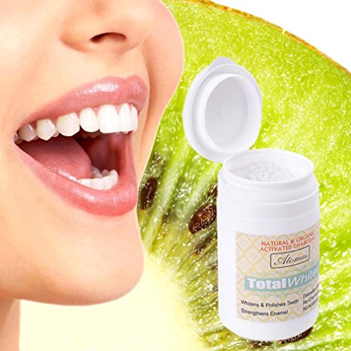 Preisvergleich Produktbild ESAILQ Teeth Whitening Powder Natürliche organische Aktivkohle Bambus Zahnpasta