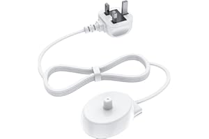 BENSN Charger for Oral B, Electric Toothbrush Charger UK for Braun Oral-B Pro 1 Pro 3 600 650 2000 2900 3500 3900 iO3 iO4 iO5 iO6 Genius X Vitality Pro Toothbrushes Chargers Adapter Plug