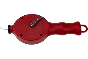 STUBAI Schlagschnurgerät doppelt | 30 m robuste Schlagschnur mit 2 Kreidekammern | Kunststoffgehäuse 240 g | ergonomische Griffe | präzise Markierungen & zeitsparendes Arbeiten im Team