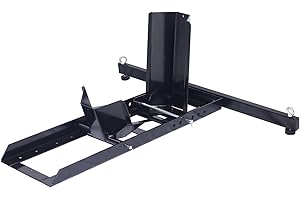 XPOTOOL Wiltec Bloque roue de moto pour pneu avant – 900 x 900 x 400 mm – capacité 454 kg – en Acier – pour Ø 15-22", 80-127 mm – Béquille Support repose-moto lève-moto de Montage Atelier Stockage