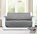 Produktbild New Arrival 1/2/3-Sitzer Sofa Displayschutzfolie Überwurf Slip Cover PET Katze Hund Wasser Proof wendbar, dunkelgrau, 3 x Seater 280x179