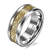 Oberfläche: Gold keltischen Drachen Inlay