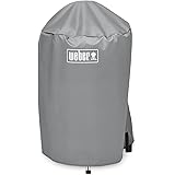 Weber 7175 Grill Abdeckhaube 47cm Custodia Standard per BBQ 47 Cm Accessori e Attrezzi per Il Barbecue, Grigio