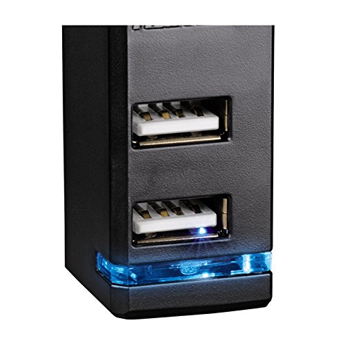 Hama 4-Port USB-Hub für Xbox One, 4-fach USB Erweiterung mit LED-Anzeige, schwarz - 3