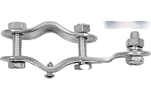 ONOGAL Support métallique pour dynamo et projecteur de vélo à fourche + vis 3364