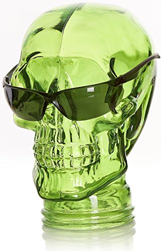 Ritzenhoff & Breker 152975 Deko Kopf Skull, Glas, grün, 27 cm hoch - 3