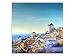 Produktbild kunst-discounter San Torini Wandbild A06204 Canvas Leinwandbild quadratisch auf Keilrahmen Größe 20 x 20 cm