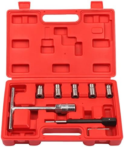Qbace 7PCS Diesel Injector Seat Cutter Set
