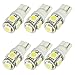 Produktbild ELINKUME 6 x T10 LED-Seite Leuchtmittel 5 SMD5050 Weiß keine Fehlerfrei Canbus LED Auto Licht 12 V W5 W 501 194
