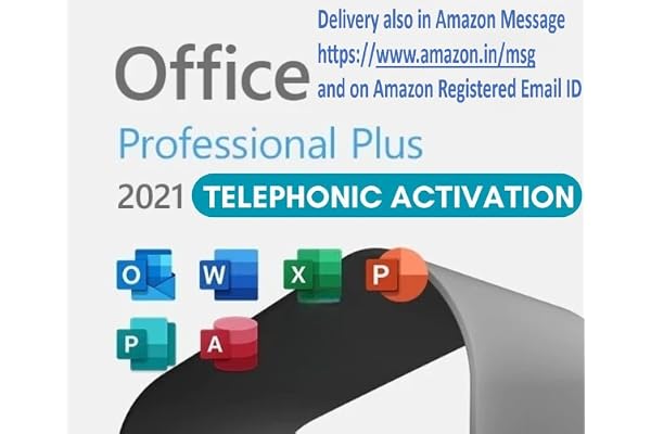 TECHLOCKER MSO Professional Plus 2021 Retail Lifetime License Key Only & Updates Phone Offline Activation For Win 10 or 11 PC & Laptops only 1 User Quick Delivery Motherboard Bind License