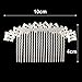 Faux Pearl Rhinestones Bridal Hair Comb Slide Clip Hair Accessories