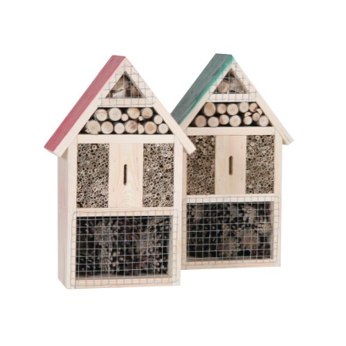 Preisvergleich Produktbild Xclou 393300 Insektenhotel, farbig sortiert, rot / grün