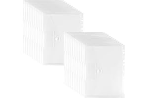 Fousenuk 24 st dokumentmapp A4, transparent dokumentväska