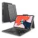 Produktbild iPad Pro 11 Inch 2018 Wireless Tastatur Keyboard PU Hülle mit Hintergrund Backlight Ultra Slim Tastatur Hülle Keyboard Case kampatibel Drahtlos - Black
