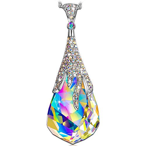 Kate Lynn Cadeau Noel Cadeau Femme Cadeau Anniversaire Colliers Femme Composés de Cristaux de Swarovski Bijou Bijoux Fantaisie pour Elle Fille Dame Maman Mère Collier Swarovski Femme