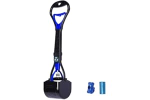 CEASYDE Pelle à déjections pour Animal Domestique, 45 cm de Long avec poignée pour déjections en extérieur/intérieur pour Chats et Chiens