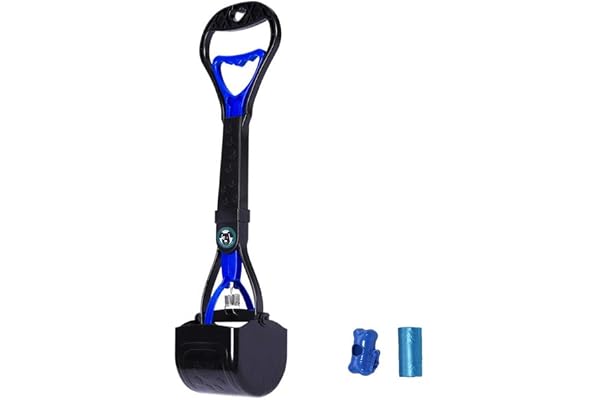 Ceasyde Pelle à déjections pour Animal Domestique, 45 cm de Long avec poignée pour déjections en extérieur/intérieur pour Chats et Chiens