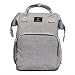 Produktbild TENGGO Usb Aufladung Wasserdicht Oxford Baby Windel Wickel Rucksack Mumie Reisetasche-Grau