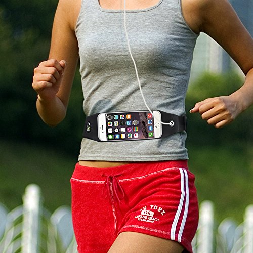 EOTW Gürteltasche Passend für Smartphones wie z.B. Apple, Samsung, HTC, usw. In Verschiedenen Farben und Größen, Hüfttaschen mit Touch-Sensitivem Fenster; für Sportliche Aktivitäten und Urlaub - 6
