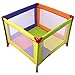 iSafe Zapp And Nap Luxury Square Travel Cot/Playpen - Mixed Color (Multicolored) 101cm x 101cm Complete With Mattress
