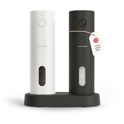 LARS NYSØM Mühlen elektrisch, USB, mit Ladestation