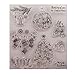 Produktbild BESTOYARD Silicone Clear Stamps Cling Seal Sheet Christmas Themed Rubber Stamps for DIY Scrapbooking Photo Album Diary Decoration (T1404)