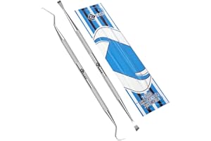 AFTREN set dentale 2 pezzi dentista pulizia dei denti tartaro rimozione della placca, kit ablatore per sbiancamento, per l'igiene orale e dentale domestica set per animali