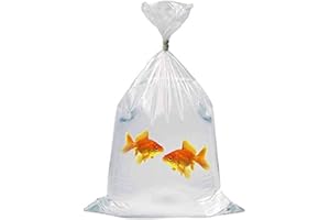 JMC Lot de 25 sacs solides de qualité pour le transport de poissons - 43,2 x 15,2 cm - Epaisseur 200
