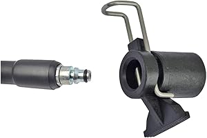 M&M Smartek Adattatore ad alta pressione per tubo spina/convertitore per idropulitrice compatibile a/come Kärcher, Black & Decker, Nilfisk, G1/4" o con M22 IG (opzione B per Bosch)